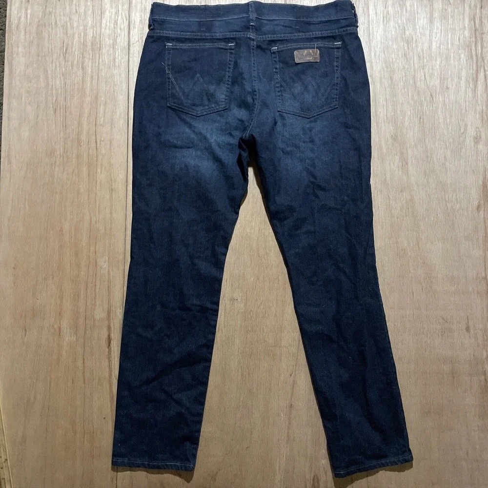 Mens Vintage Wrangler Brockton Jeans Blue Denim Regular‎ Slim Fit Size 40x33